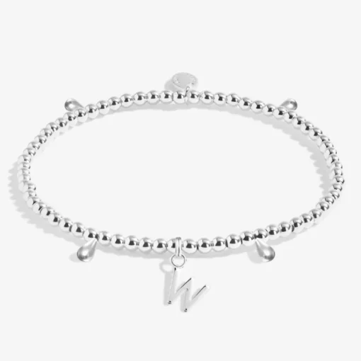 Joma Jewellery Bracelet - A Little Alphabet 'W'