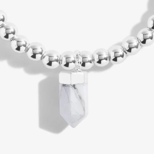 Joma Jewellery Bracelet - A Little 'Howlite' Crystal