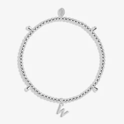 Joma Jewellery Bracelet - A Little Alphabet 'W'