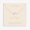 Joma Jewellery Forever Yours Necklace - Happy Birthday Silver Plated