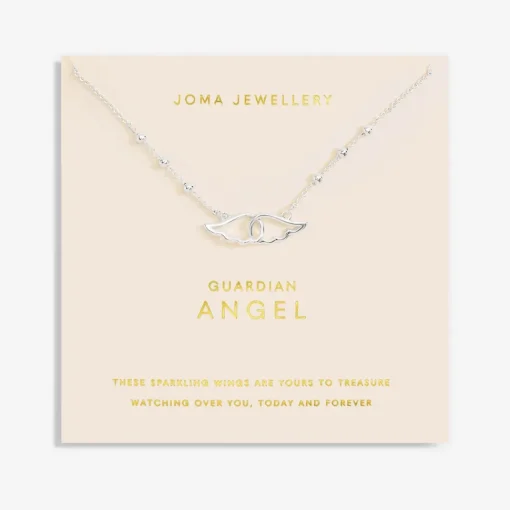 Joma Jewellery Forever Yours Necklace - Guardian Angel Silver Plated