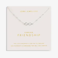 Joma Jewellery Forever Yours Necklace - Forever Friendship Silver Plated