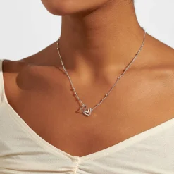Joma Jewellery Forever Yours Necklace - Happy Birthday Silver Plated