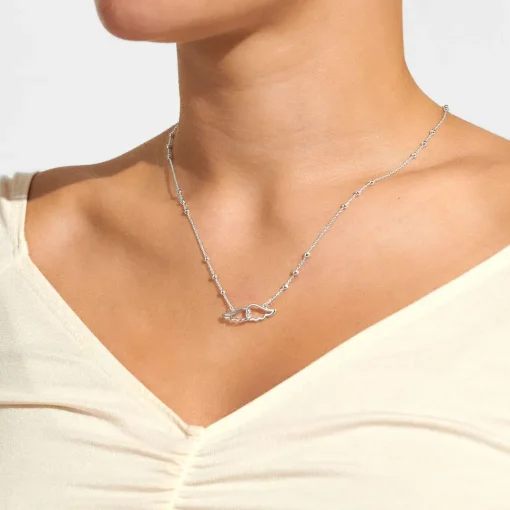 Joma Jewellery Forever Yours Necklace - Guardian Angel Silver Plated
