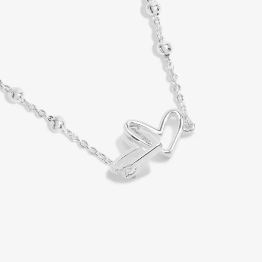 Joma Jewellery Forever Yours Necklace - Happy Birthday Silver Plated