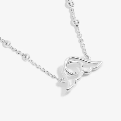 Joma Jewellery Forever Yours Necklace - Guardian Angel Silver Plated