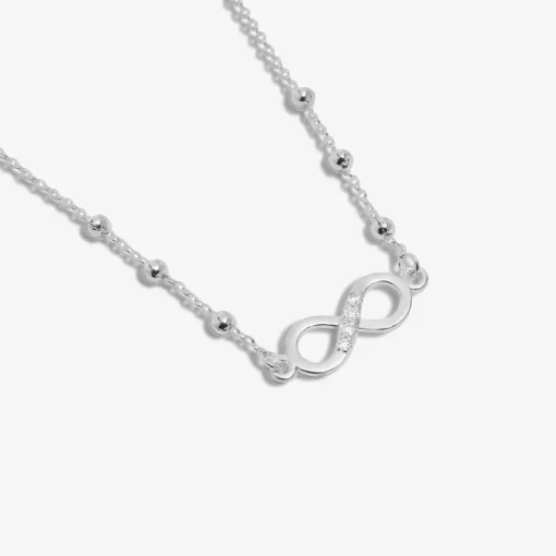 Joma Jewellery Forever Yours Necklace - Forever Friendship Silver Plated