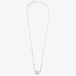 Joma Jewellery Forever Yours Necklace - Just for You Birthday Girl Silver Plated