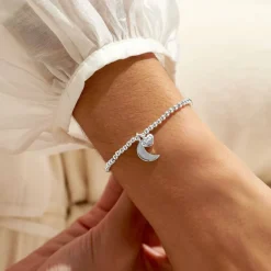 Joma Jewellery Mother's Day A Little Bracelet - Love You To The Moon And Back Mum
