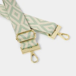 Katie Loxton Canvas Strap - Seafoam Geometric
