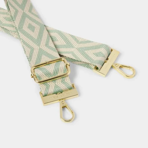 Katie Loxton Canvas Strap - Seafoam Geometric