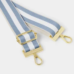 Katie Loxton Canvas Strap - Blue Aura Triple Stripe
