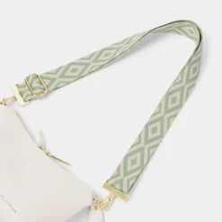 Katie Loxton Canvas Strap - Seafoam Geometric