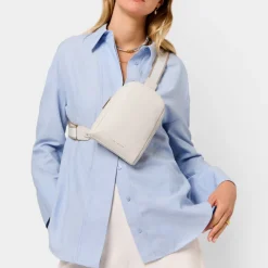 Katie Loxton Kaite Canvas Strap Sling Bag - Off White