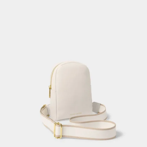 Katie Loxton Kaite Canvas Strap Sling Bag - Off White