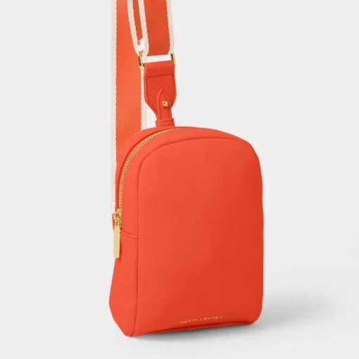 Katie Loxton Kaite Canvas Strap Sling Bag - Deep Orange
