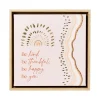 Splosh Desert Dunes Be Kind Framed Canvas 34x34