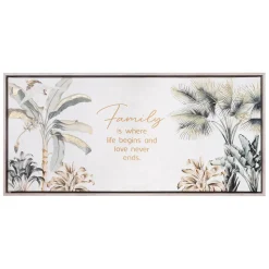Splosh Exotic Family Framed Canvas 94x44