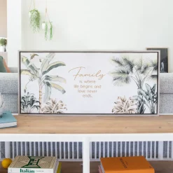 Splosh Exotic Family Framed Canvas 94x44