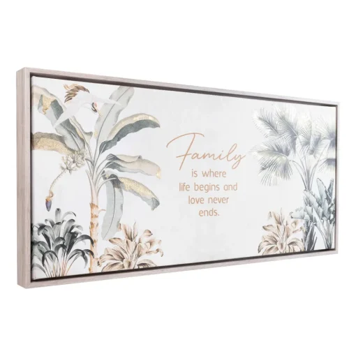 Splosh Exotic Family Framed Canvas 94x44