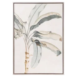 Splosh Exotic Left Palm Framed Canvas 94x64