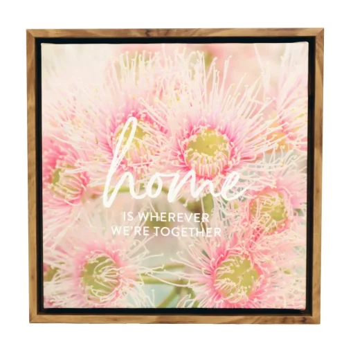 Splosh Flourish Home Framed Canvas - 34x34