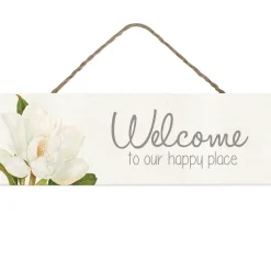 Splosh Magnolia Hanging Sign - Welcome