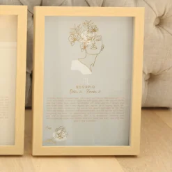 Splosh Mystique Framed Zodiac Print - Scorpio
