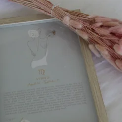 Splosh Mystique Framed Zodiac Print - Virgo