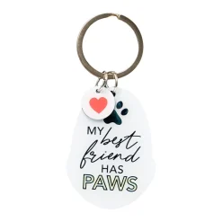 Splosh Pet Keyring - Best Friend Has Paws