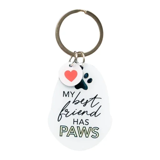 Splosh Pet Keyring - Best Friend Has Paws