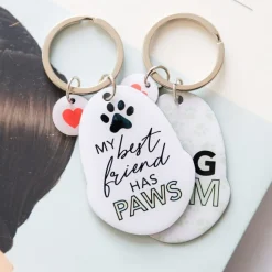 Splosh Pet Keyring - Best Friend Has Paws