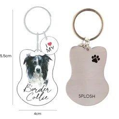 Splosh Pet Keyring - Border Collie