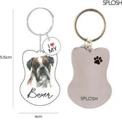 Splosh Pet Keyring - Boxer