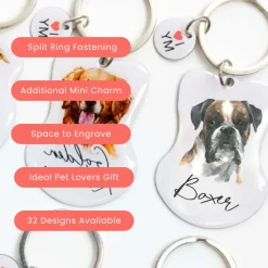 Splosh Pet Keyring - Boxer