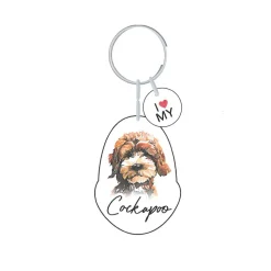 Splosh Pet Keyring - Cockapoo
