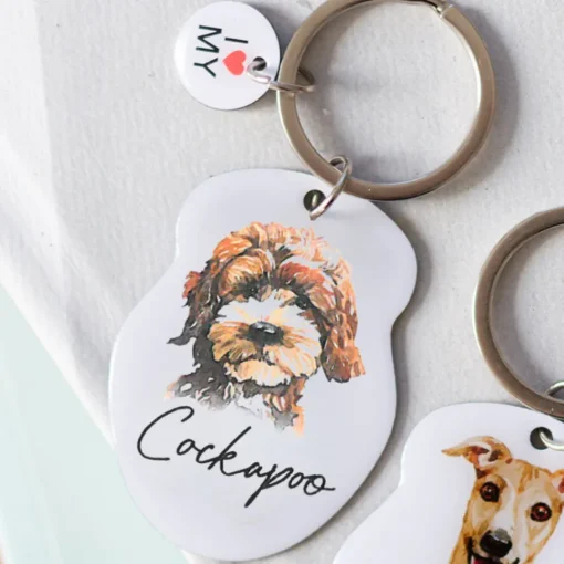 Splosh Pet Keyring - Cockapoo