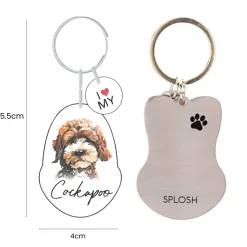 Splosh Pet Keyring - Cockapoo