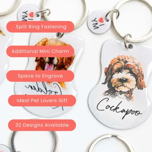 Splosh Pet Keyring - Cockapoo