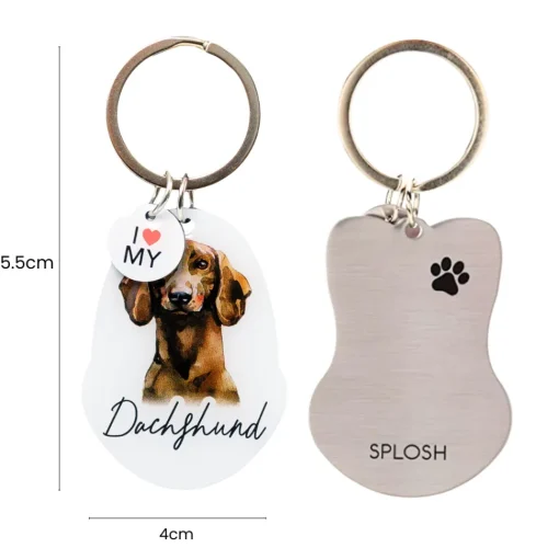 Splosh Pet Keyring - Dachshund