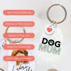 Splosh Pet Keyring - Dog Mum
