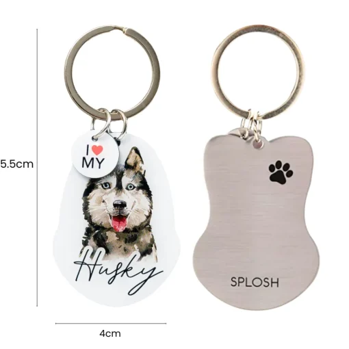 Splosh Pet Keyring - Husky