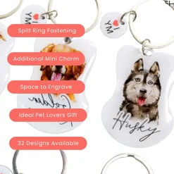Splosh Pet Keyring - Husky