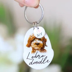 Splosh Pet Keyring - Labradoodle