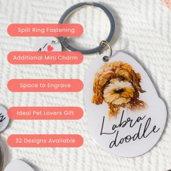 Splosh Pet Keyring - Labradoodle