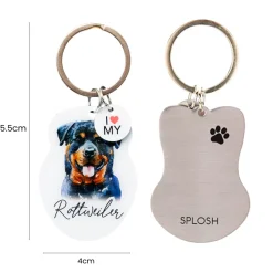 Splosh Pet Keyring - Rottweiler