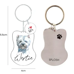 Splosh Pet Keyring - Westie