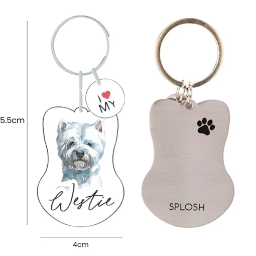 Splosh Pet Keyring - Westie