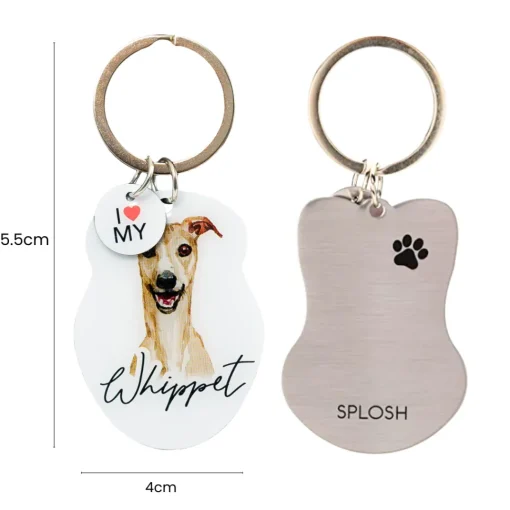 Splosh Pet Keyring - Whippet
