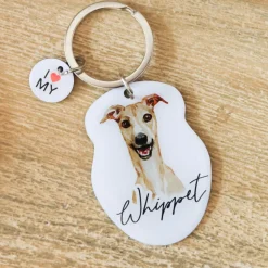 Splosh Pet Keyring - Whippet